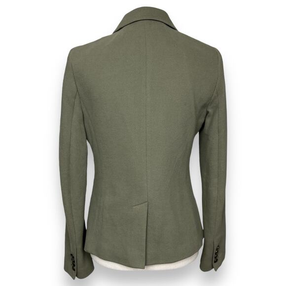 Banana Republic Olive 2-Button Blazer Size 6 - Picture 4 of 7